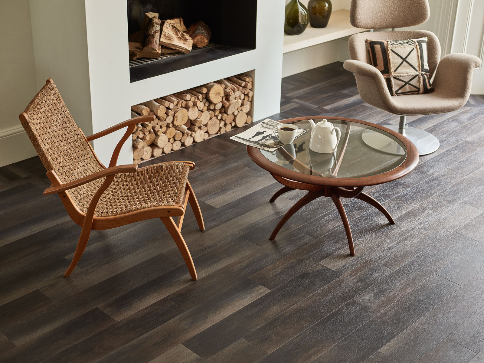 Sanctuary Grain Vinyl Tile - Wood