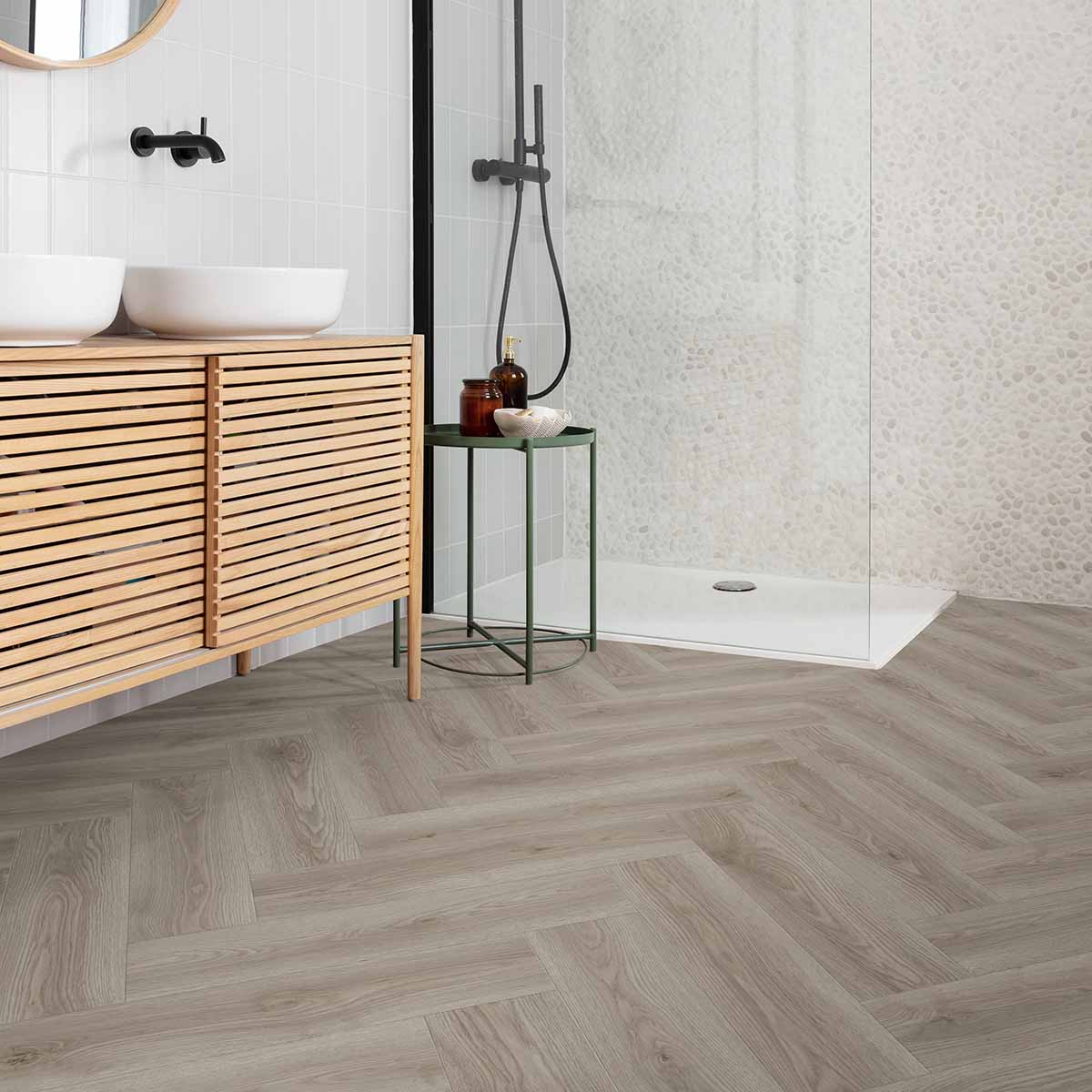 Avalon Oak Herringbone
