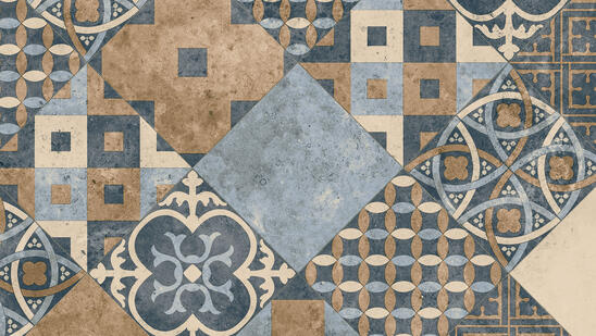 Zaragoza Tile Indigo
