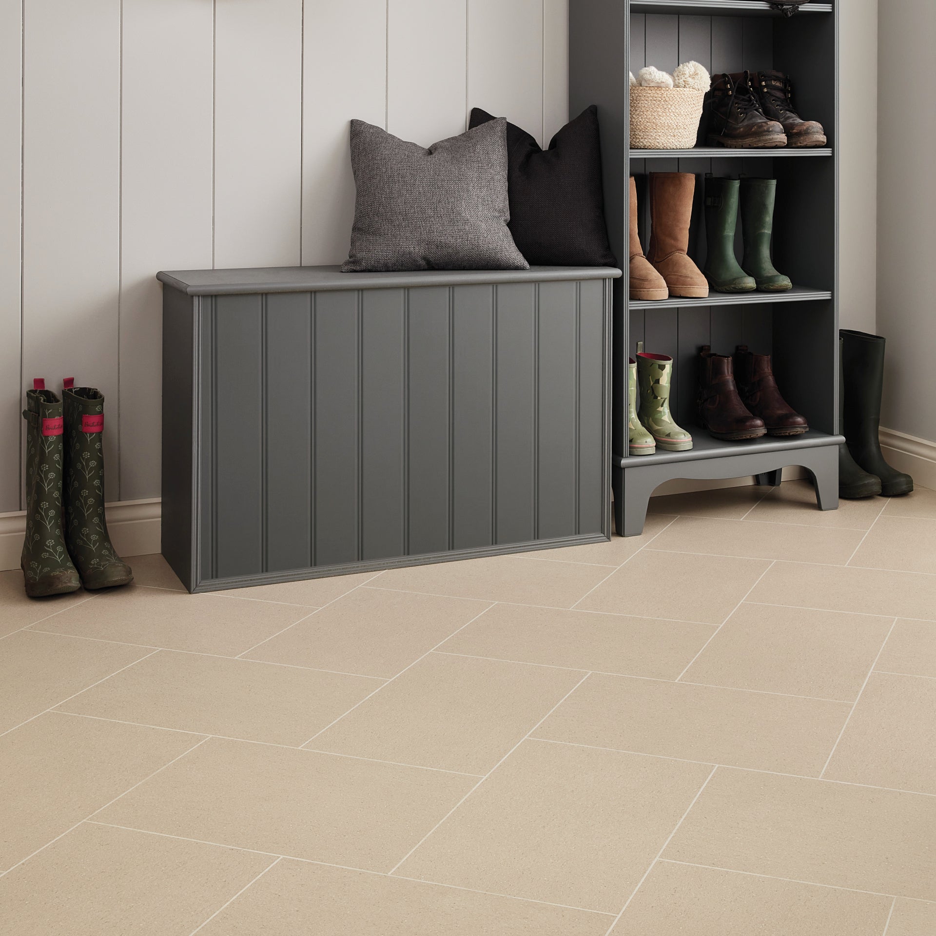 Knight Tile Gluedown - Natural Stone ST29